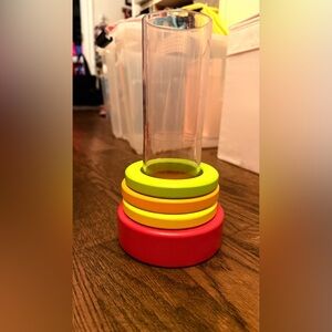 Lovevery Clear Tube with Stacking Rings